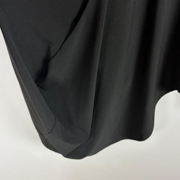 Sympli Classic Longline Flowy 3/4 Sleeve Scoop Neck Tunic Top Size 14 Black - Picture 10 of 14